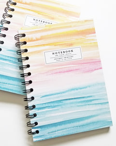 Sunset Watercolor Wash Notebook
